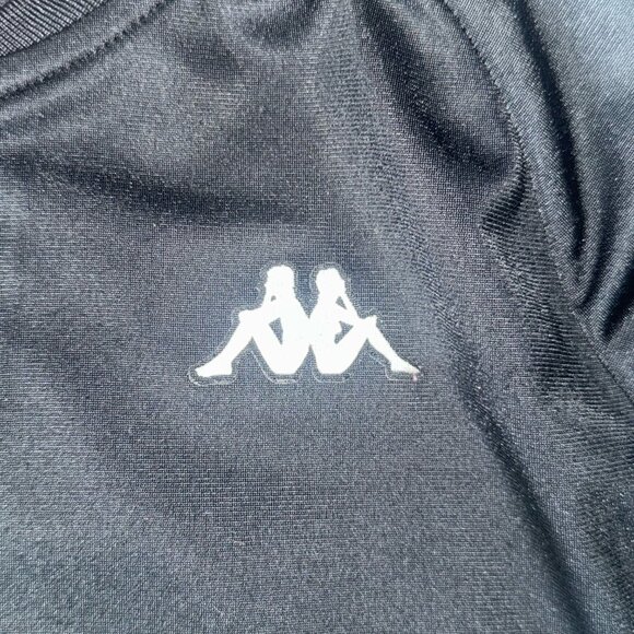 Kappa Black & White Track Jacket – Retro Streetwear Vibes - Picture 2 of 4